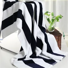 100% cotton striped bath towel 140x70cm thick absorbent beach towel drying washcloth swimwear shower towels