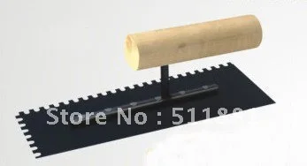 NCCTEC зубчатый шпатель 5 мм x 5 мм зубья с деревянной ручкой
