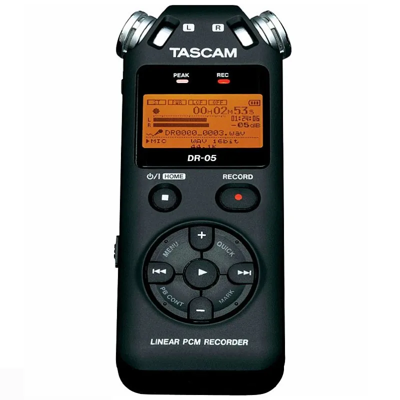 

Original Tascam DR-05 Handheld Professional Portable Digital Voice Recorder MP3 Recording Pen Version 2 with 8GB micro SD DR-05C