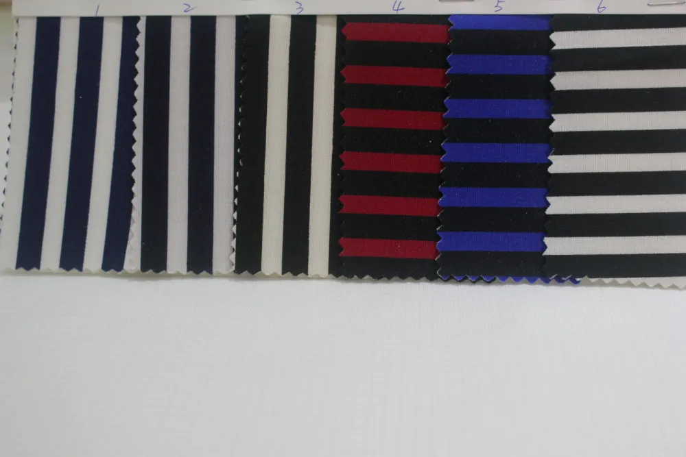 Factory direct sales wholesale Knitted Fabric 9072A Stripe Air layer