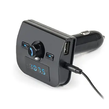 

XK-760 Car-styling MP3 Player Handsfree Car Kit FM Transmitter Dual USB Charger for Phones