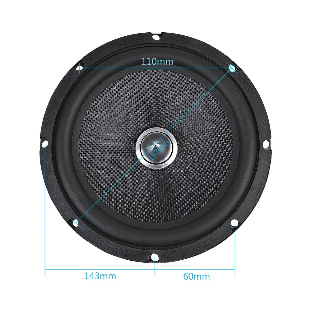 Aiyima-fibra de Vidro Bala Woofer Alto-falante 65 Polegada Áudio Carro Midrange Baixo Alto-falante Sistema de Som Faça Você Mesmo Home Theater Ohm Ohm 60w - Image 5