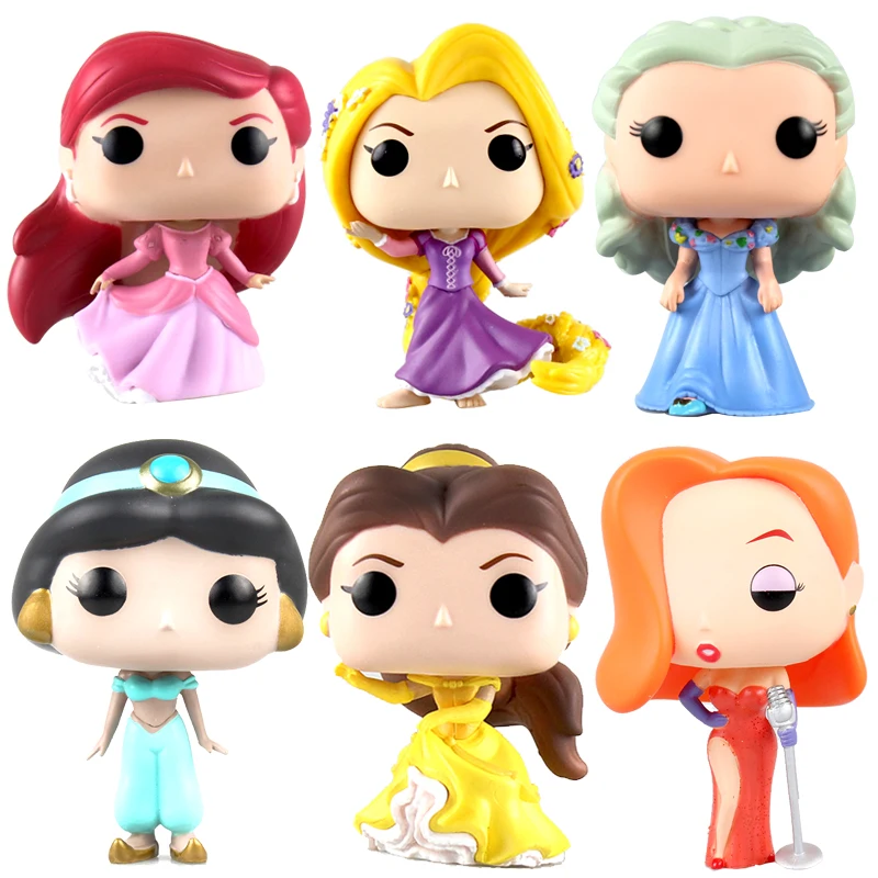 Funko pop кукла принцессы жасмин Ариэль Белль Золушка Рапунцель виниловая