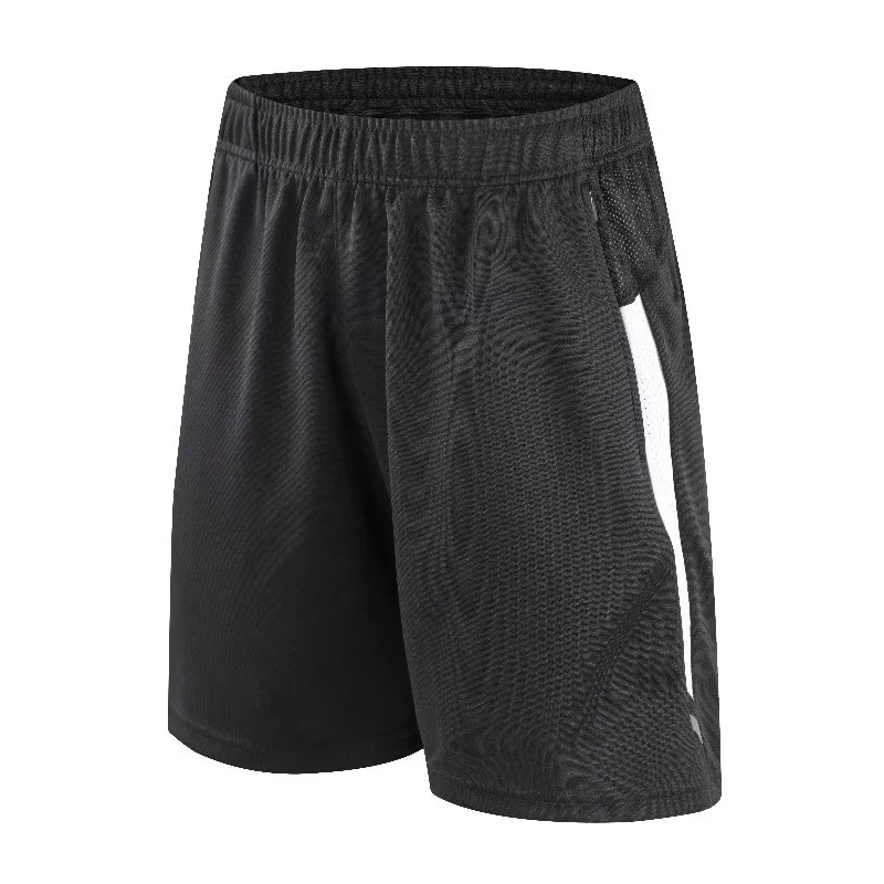 

Black Men Sports Mesh Breathable Quick Dry Running Shorts Training Basketball Soccer Tennis Workout GYM Zipper Pocket Shorts