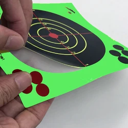 20/50PC Tactical Self-Adhesive Adhesive 14 * 14 cm for Rifle Pistol Granulation Gun Air Gun Reactive Shooting Target