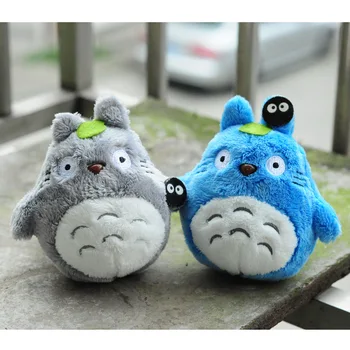 

10cm My Neighbor Totoro Plush Toy Kawaii Soft Stuffed Doll Anime Totoro plush Keychains Bag Gift Totoro Cat Mini Travel Bag Doll