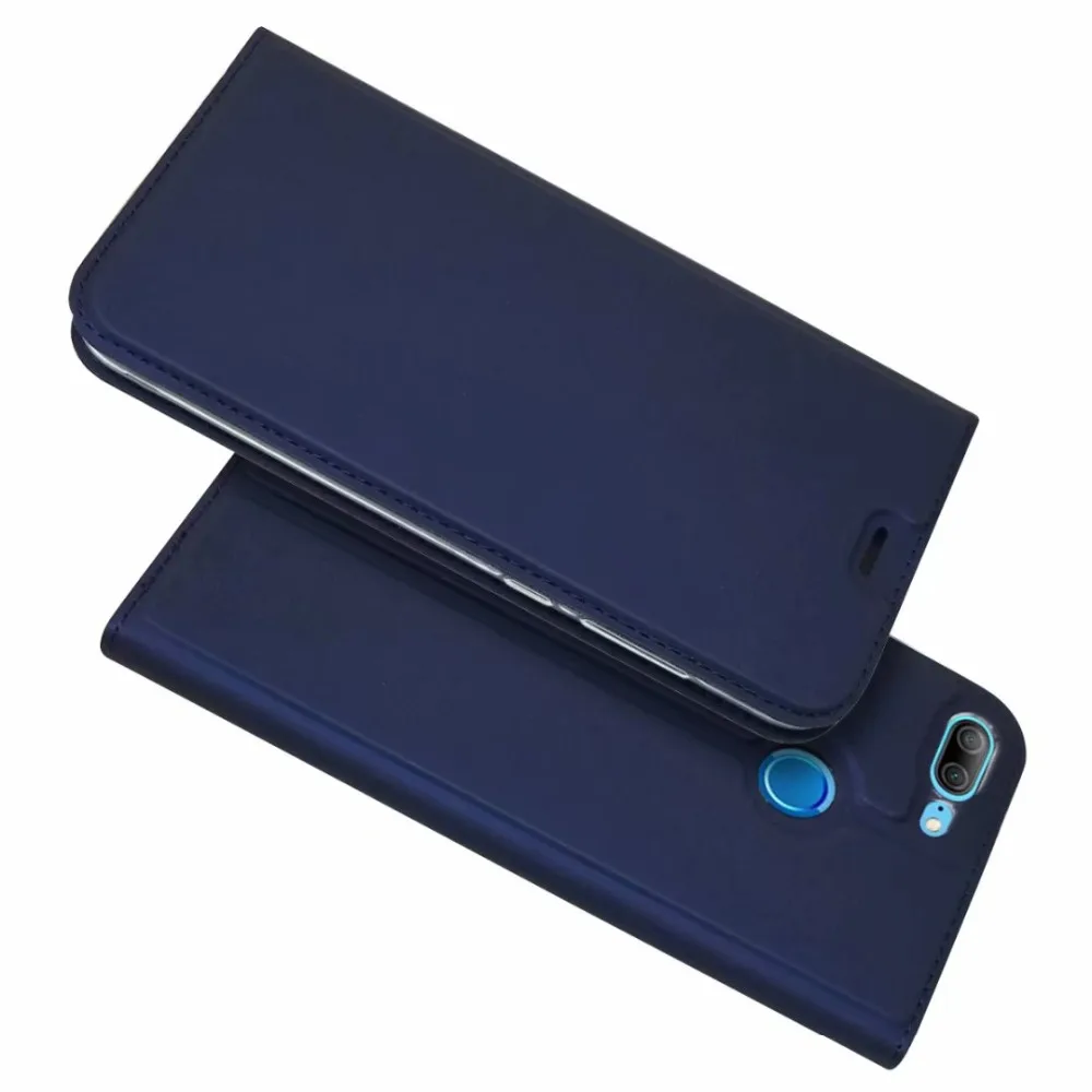 Флип кожаный чехол для huawei Honor 9 Lite случае Роскошные Магнит кошелек держатель карт