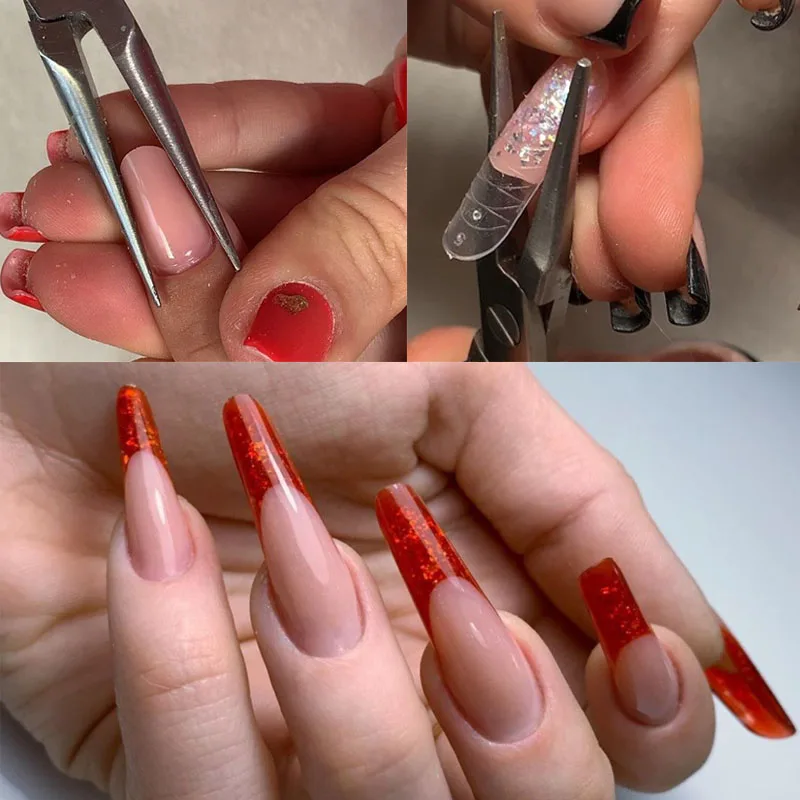 

1Pc Acrylic Nail C Curve Pincher Pinching Tool Clamp Shaping Tweezers Nails Extension Clips