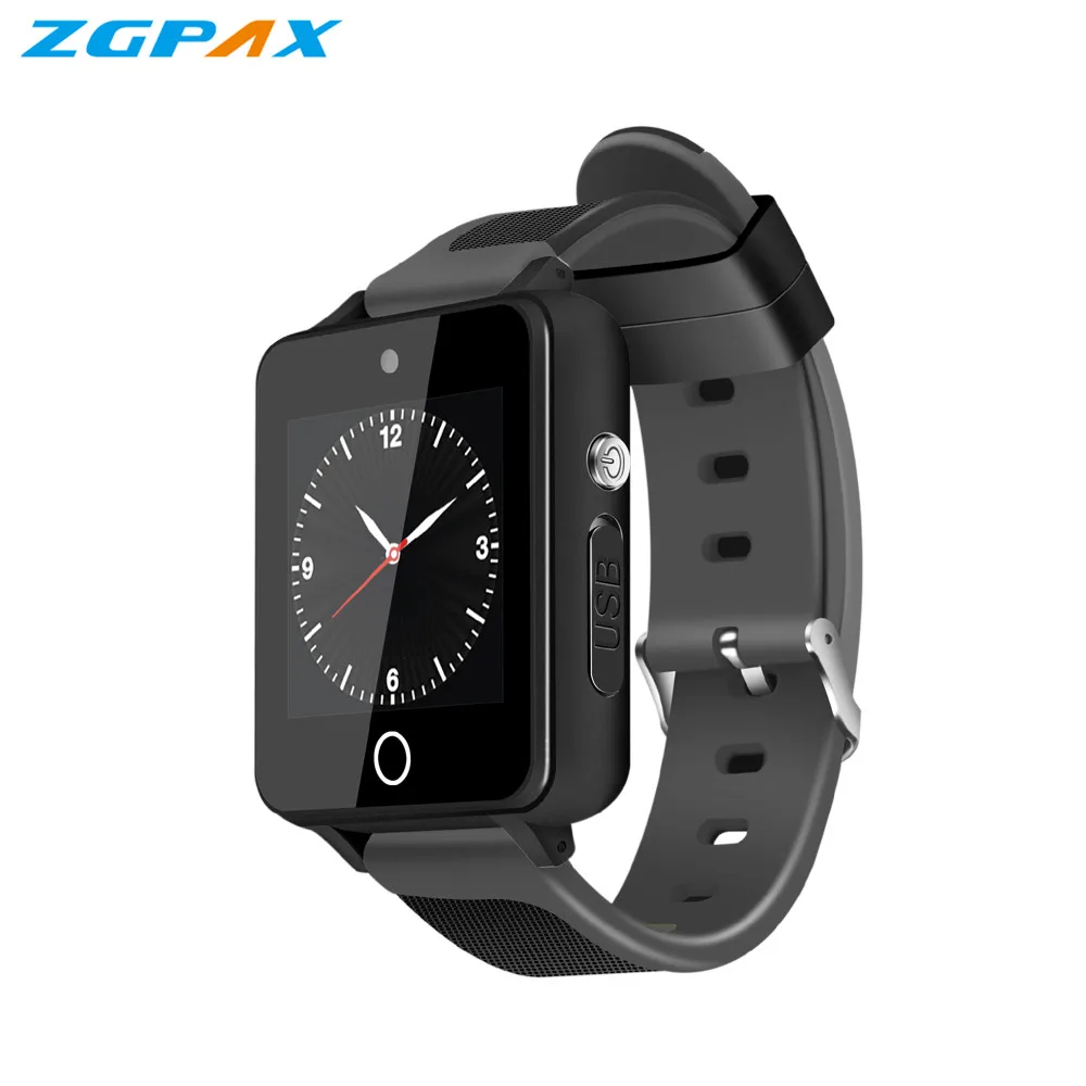 ZGPAX Смарт часы S9 MTK6580 Android 5 1 четырехъядерный Гб + 16 ГБ gps WiFi Bluetooth 4 0 SmartWatch телефон PK H1