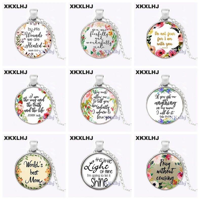 

Hot Lord will fight for you. You only need the necklace Bible Verse Exodus 14 14 Cabochon Charm Inspirational Jewelry