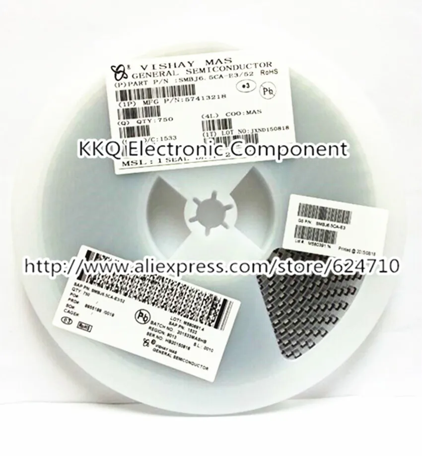 500 ШТ./ПАКЕТ SMBJ5.0CA SMBJ6.0CA SMBJ6.5CA SMBJ7.0CA SMBJ7.5CA SMBJ8.0CA SMBJ8.5CA SMB DO-214AA 600 Вт двунаправленный TVS
