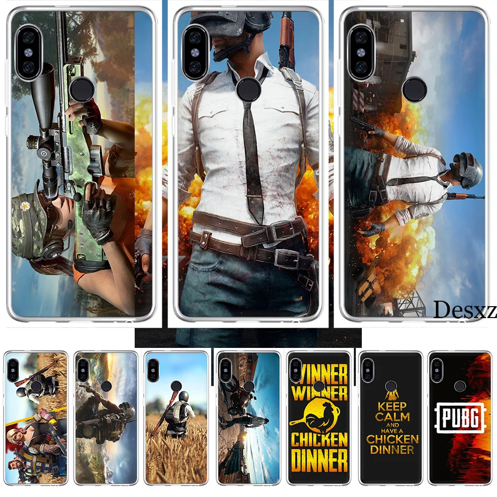 

Phone Case Cover Pubg For Xiaomi Redmi Mi 4 5 6 8 4X 5A Note Pro S2 F1 Lite Se Mix