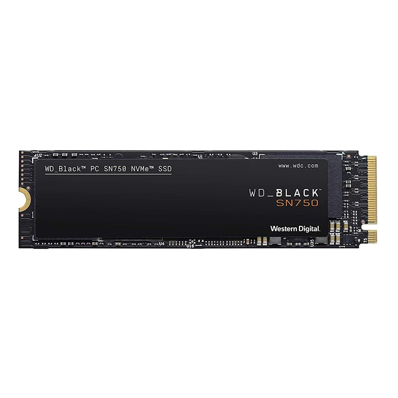 

Western Digital WD BLACK SSD SN750 250GB 500GB 1TB NVMe Internal Gaming SSD-Gen3 PCIe, M.2 2280, 3D NAND for Gaming PC Laptop