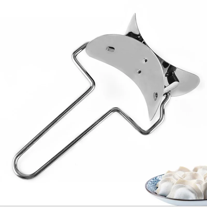 

Practical Stainless Steel Dumpling Wrapper, Kitchen Dumpling Skin Mould, Cutting, Clamping, Manual Household Tools.