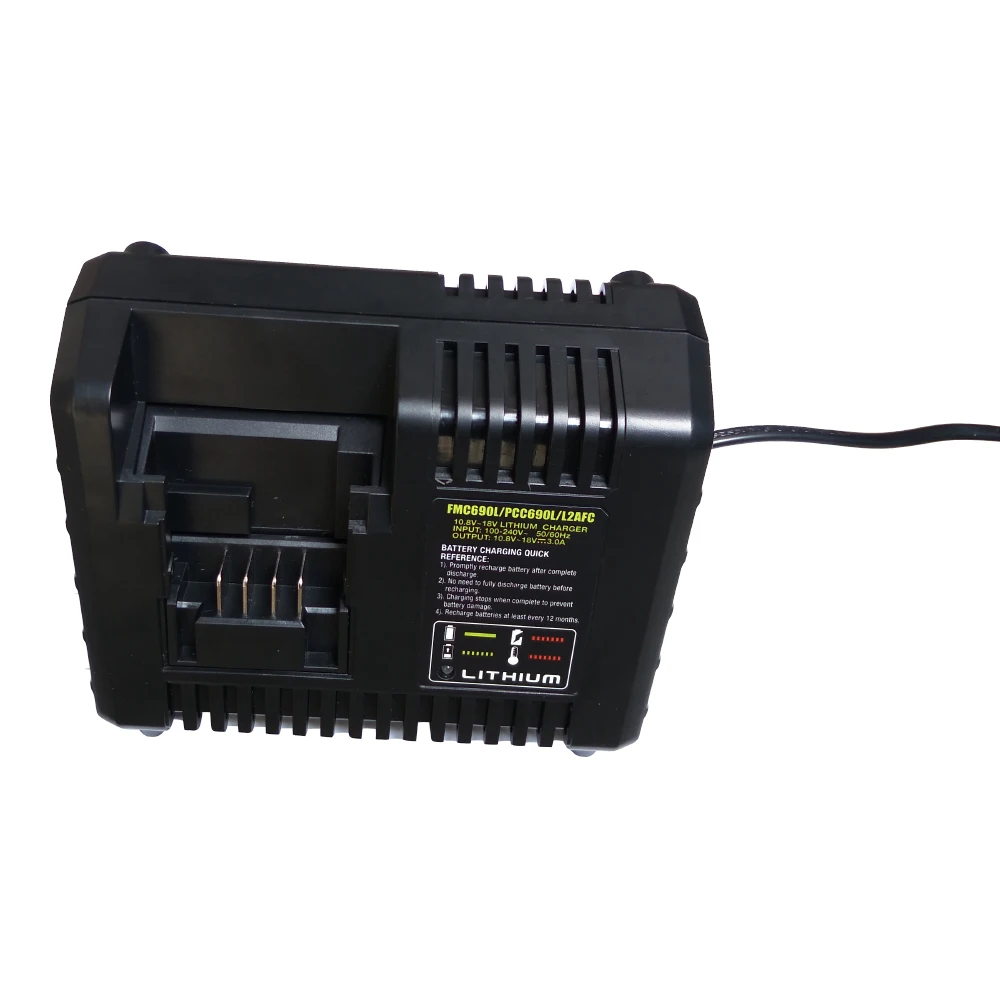 Для Black Decker Porter cable для Stanley 10 8 V 20 литий ионная батарея замена зарядное устройство