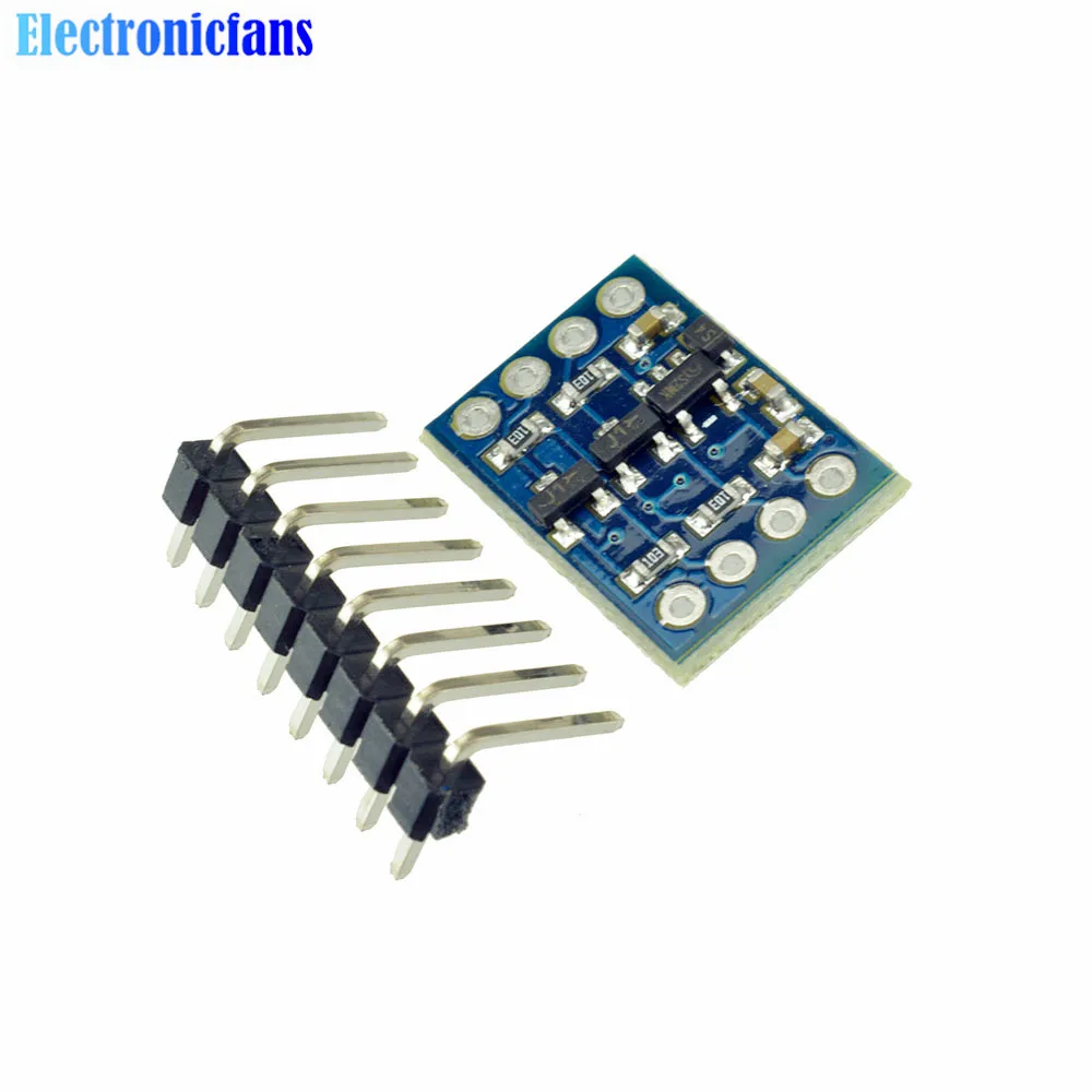 10 шт./лот IIC I2C преобразование уровня Сенсор модуль 5 V-3 V Системы преобразователь уровня с контактами для Arduino