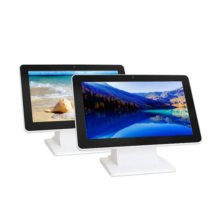 Fanless 15 Inch Touch Screen Desktop Computer All In One