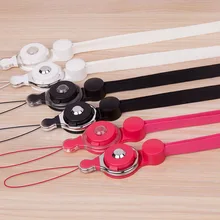 Простой и элегантный мобильный ремень для телефона кольцо Пряжка Сплит Поворотная Кнопка висячий длинный шейный шнур для документов выставки шнурок