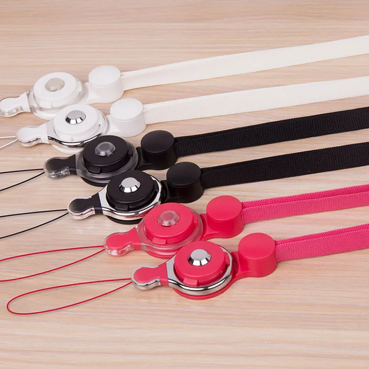 

Simple and Elegant Mobile Phone Lanyard Ring Buckle Split Rotary Button Hang Long Neck Lanyard The Exhibition Documents Lanyard
