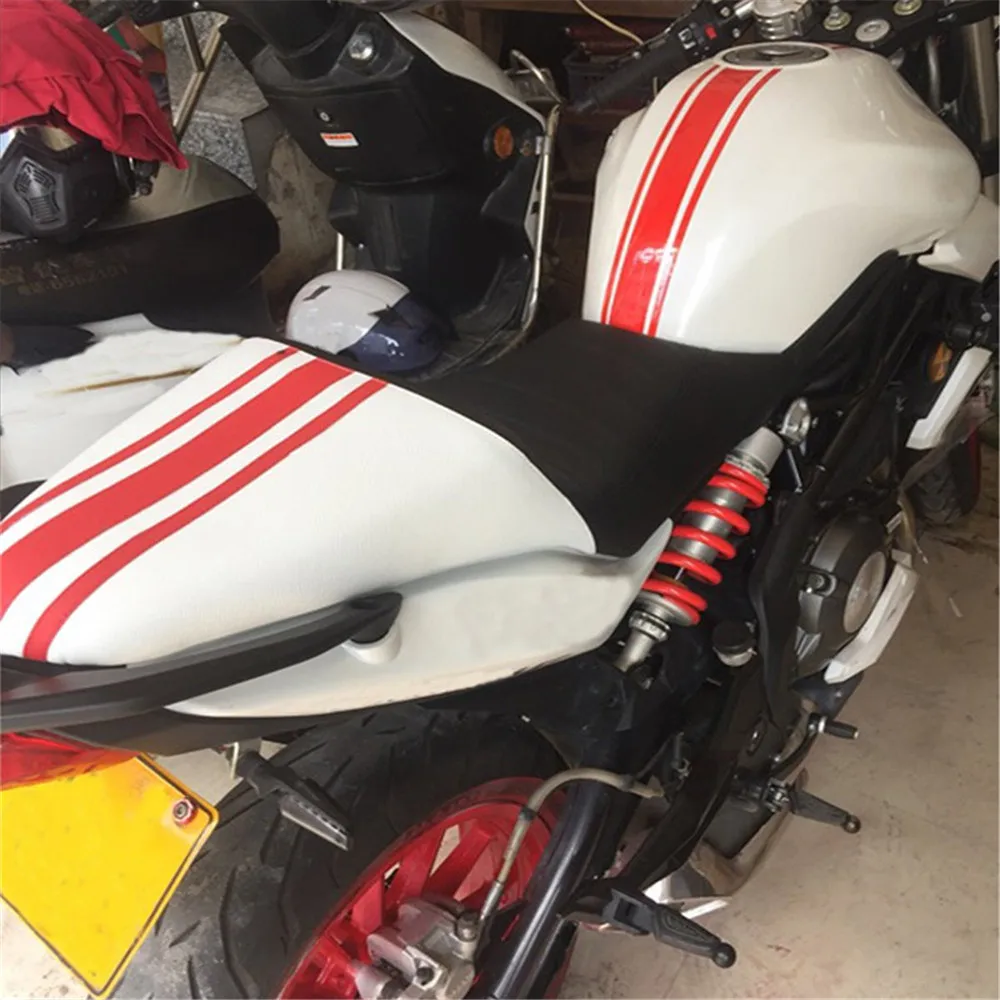 

1pcs 50 x 4.5 cm Motorcycle Tank Cowl Vinyl Stripe Pinstripe Decal Sticker For Cafe Racer Moto car styling for Honda CB650F