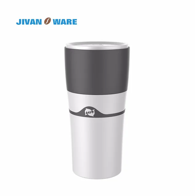Best Price JIVANWARE 400ml Portable Travel Outdoor Mug Ice Drip Coffee Maker Multi Coffee Pot Bottle Espresso 3pcs Reusable K Cups For Free