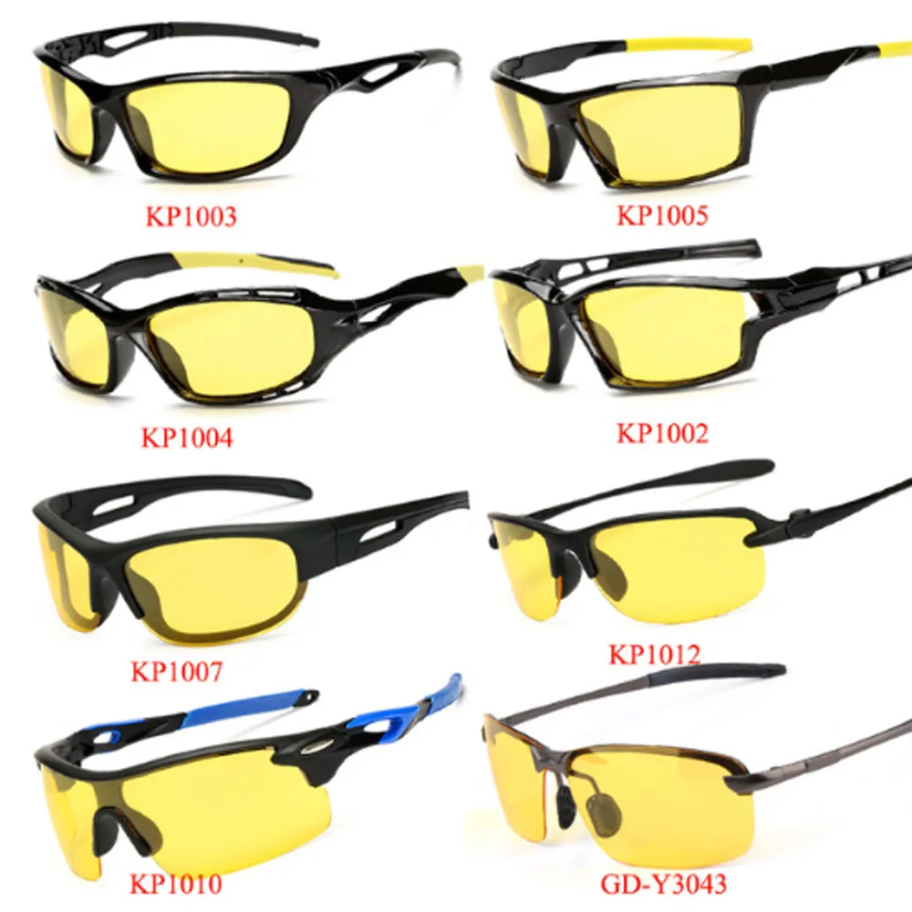 

Hot Car Drivers Night Vision Goggles Anti-Glare Polarizer Sunglasses Polarized Driving Glasses With Bag Men Sun Glasses N025