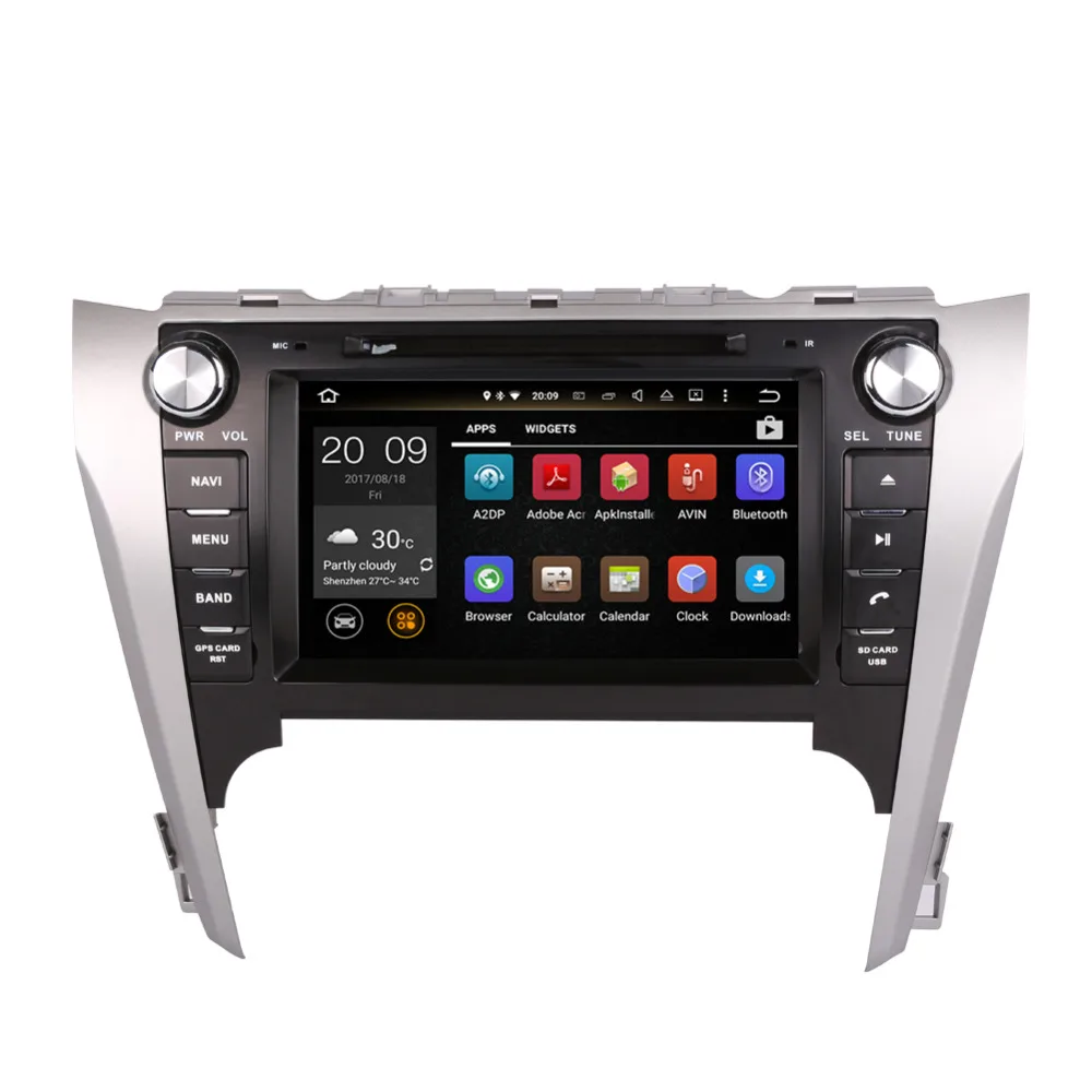 Android 8,0 Восьмиядерный 4 Гб ОЗУ Авто Радио стерео для Toyota Camry/Aurion 2012-gps навигация CD DVD мультимедийный плеер