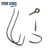 FISH KING 3pack/lot SODE Fishing Hook Size 5# - 16# High Carbon Steel Fishing Hooks Jig Barbed Carp Anzol Ring eye Hook ► Photo 3/6