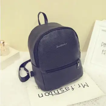 

Free shipping FBrans tui fashion Backpack Spring candy color leisure backpack, fresh girl bag PU Leather