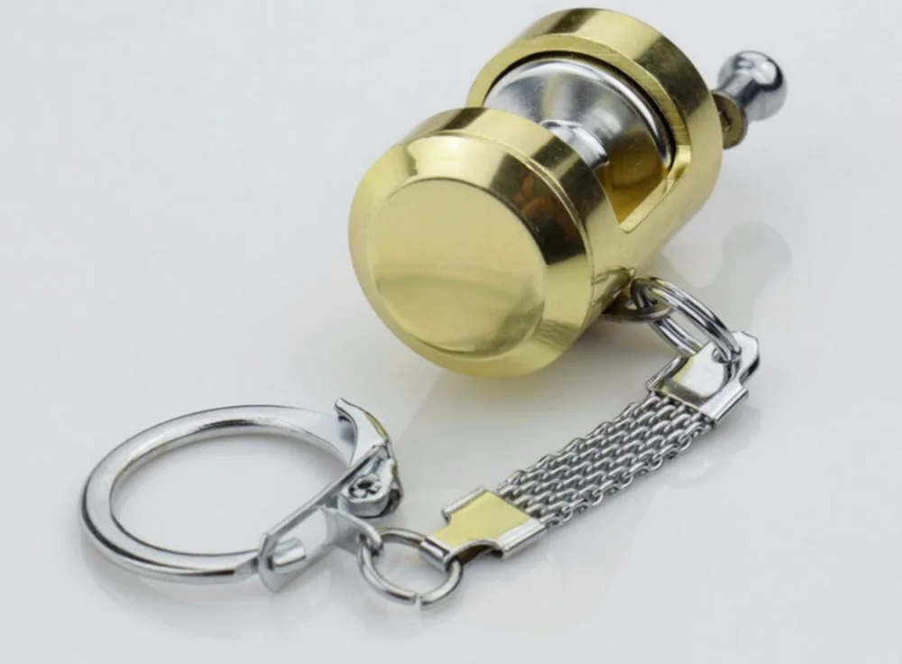 Wholesale 10pcs/lot Fishing Reel Key Chain Sports Father Day's Gifts Trolling Metal Keychain Ring Outdoor | Украшения и