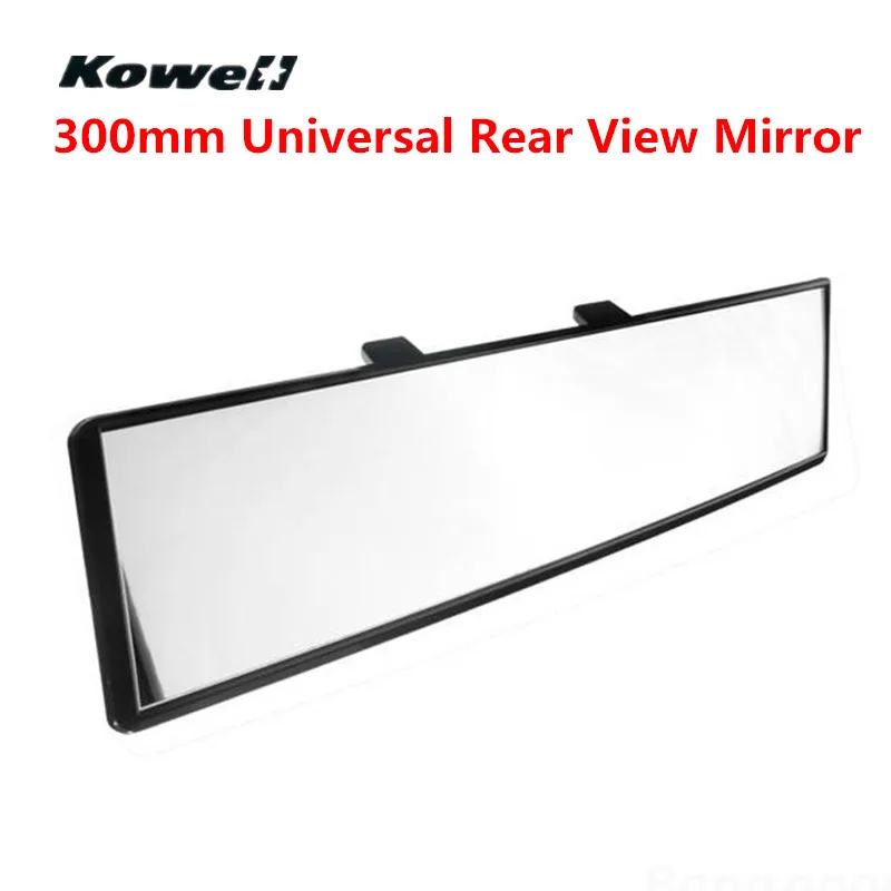 KOWELL 300mm Universal AntiGlare Clip On Rear View Mirror Car Wide