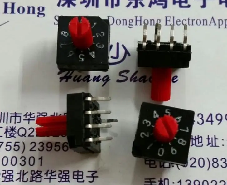 Fuji Japanese FUJISOKU 0 9 coded rotary switch 10 DIP switch inverted