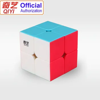 

QIYI 2X2X2 Six Colour Magic Cube Professional Magic Cube Competition Gifts Educational Toys for Children QY504