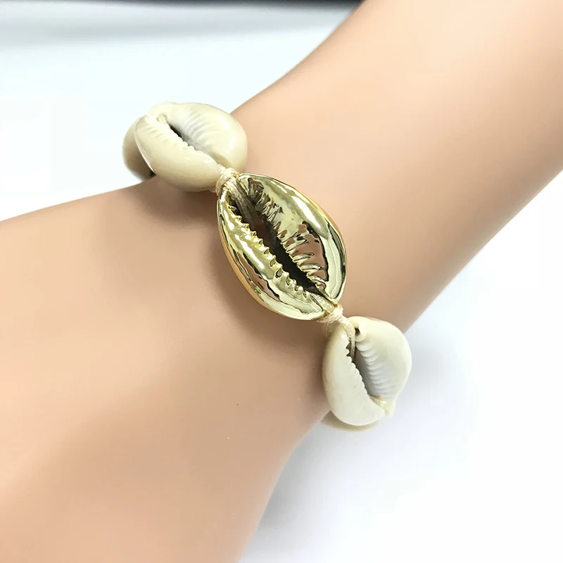 Seashell-Bracelet-Cowrie-Bracelet-Shell-Bracelet-For