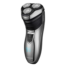 

RUNWE Men Electric Shaver 100-240V Rechargeable Electric Shaver 3D Triple Floating Blade Heads Shaving Razors