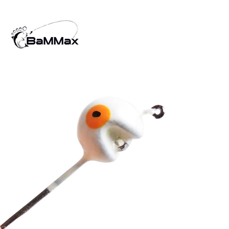 Bammax fishhooks 2pcs/lot 1.9g 2.8cm lead head hook for soft worm Lure bait crank Lead jig carp Jigging Hooks fishing tackle  