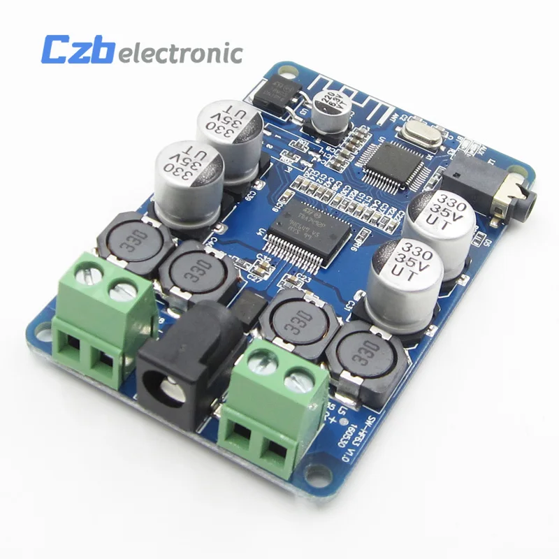 TDA7492P Bluetooth Audio Receiver Power Amplifier Board With AUX Interface 25WX25W Mini Amplifiers Diy Dual channel  1