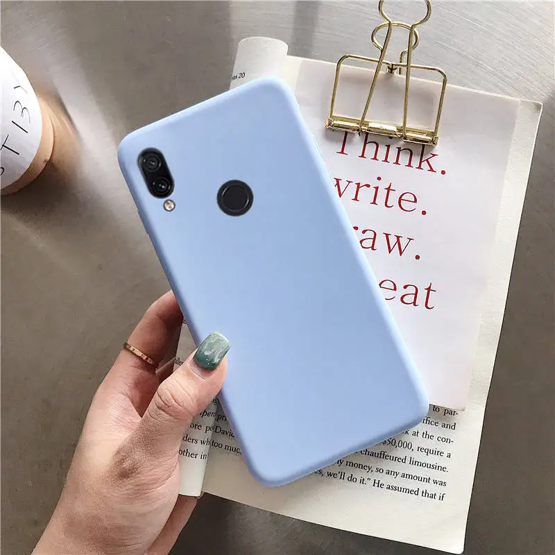 Матовый Силиконовый чехол для телефона huawei nova 5 5i 5t 4 3 3i 3e 2i 2s 2 lite plus Мягкий ТПУ чехол карамельного цвета - Цвет: purple