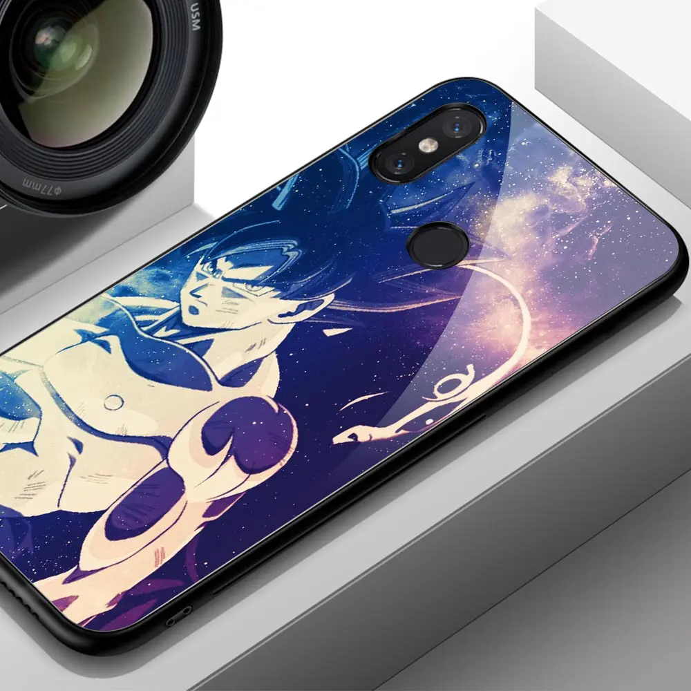 Чехол для Xiaomi mi 8 se, закаленное стекло, жесткая задняя крышка Dragon Ball Z, чехол для телефона для Xiaomi mi 6 8 9 SE lite mi x 2 2s3 max 3 - Цвет: 01422