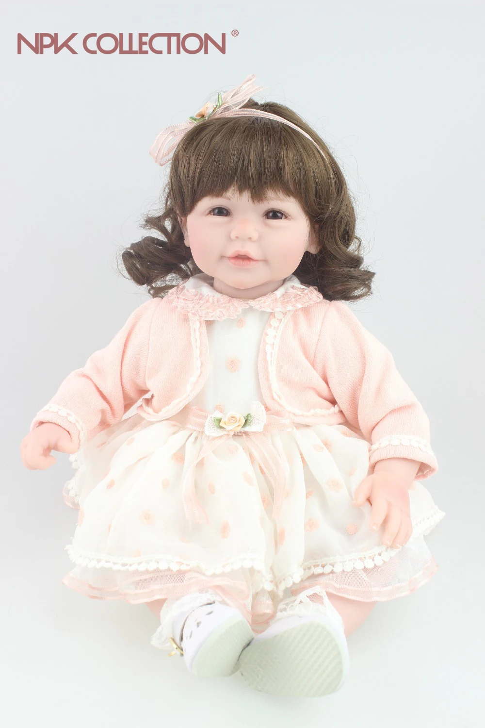 Beautiful doll curls hair design Reborn toddler girl doll sweet baby doll festival Gift Toys for