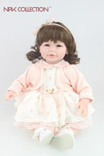 Beautiful doll curls hair design Reborn toddler girl doll sweet baby doll festival Gift Toys for