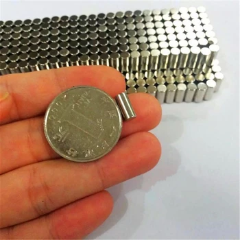 

100PCS D3.8mm*8.9mm powerful neodymium ndfeb rare earth permanent magnet radial magnetization DIY bracelet