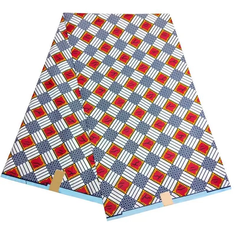 Kitenge красивые африканские восковые печатные ткани настоящий воск настоящий мягкий воск обертка Анкара, Африка java воск ткань полиэстер - Цвет: as picture
