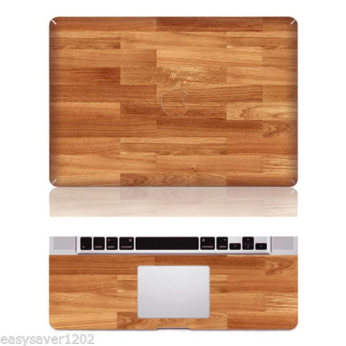 Wood Texture Vinyl Sticker Decal Skin Cover Case For Laptop Apple Macbook Pro Air Mac 11