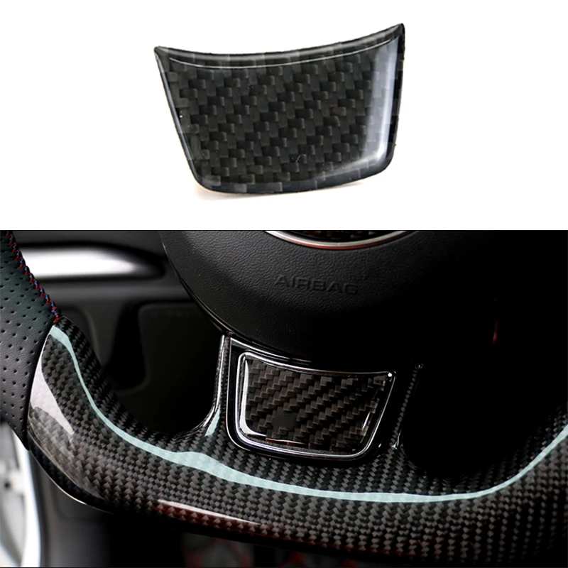 

100% Carbon Fiber Steering Wheel Bottom Panel Cover trim For Audi A3 15-16 & A6 C7 12-15 & A7 12-15 & A8 D4 11-14