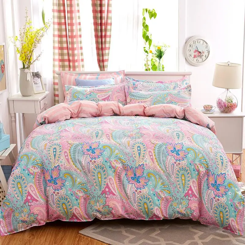 Aliexpress Bohemian Duvet Cover Set Polyester Cotton Soft Aliexpress Bohemian Duvet Cover Set Polyester Cotton Soft Bed Linen Pillowcases From Reliable Suppliers On Plazatex