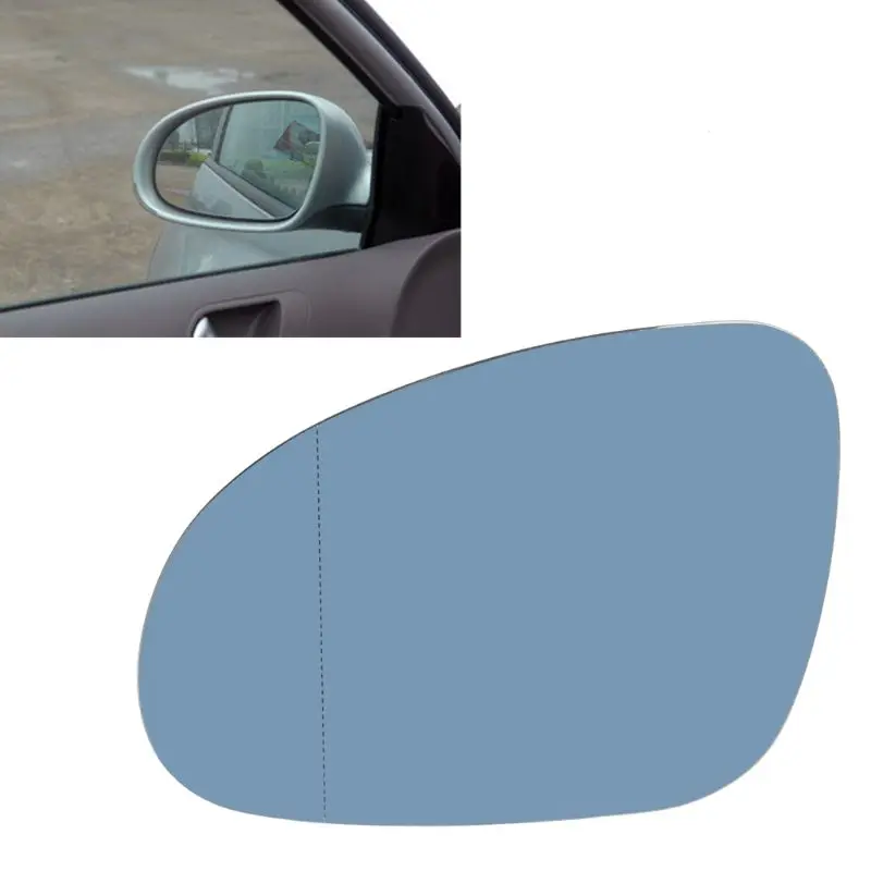 

Blue Rearview Mirror Glass Right/Left Cab Heatable Lens For VW Golf5 MK5 Jetta