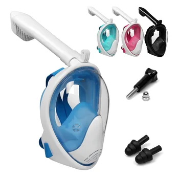 

Folding Diving Mask Full Face Snorkeling Masks Swimming Panoramic View Anti-fog Anti-Leak Snorkel Scuba Underway mask