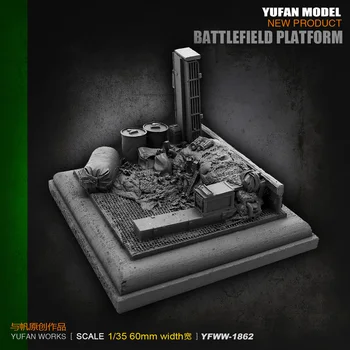 

1/35 60mm (width ) Resin Soldier Land Station YFWW35-1862