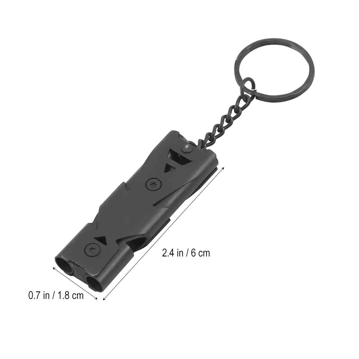 Creative Emergency Whistles High Pitch Double Tubes Survival Lifeguard Whistle